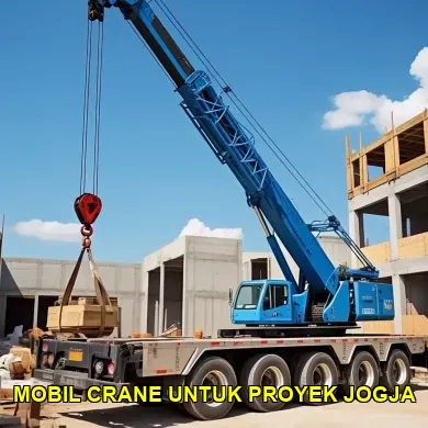 mobil crane untuk proyek Jogja